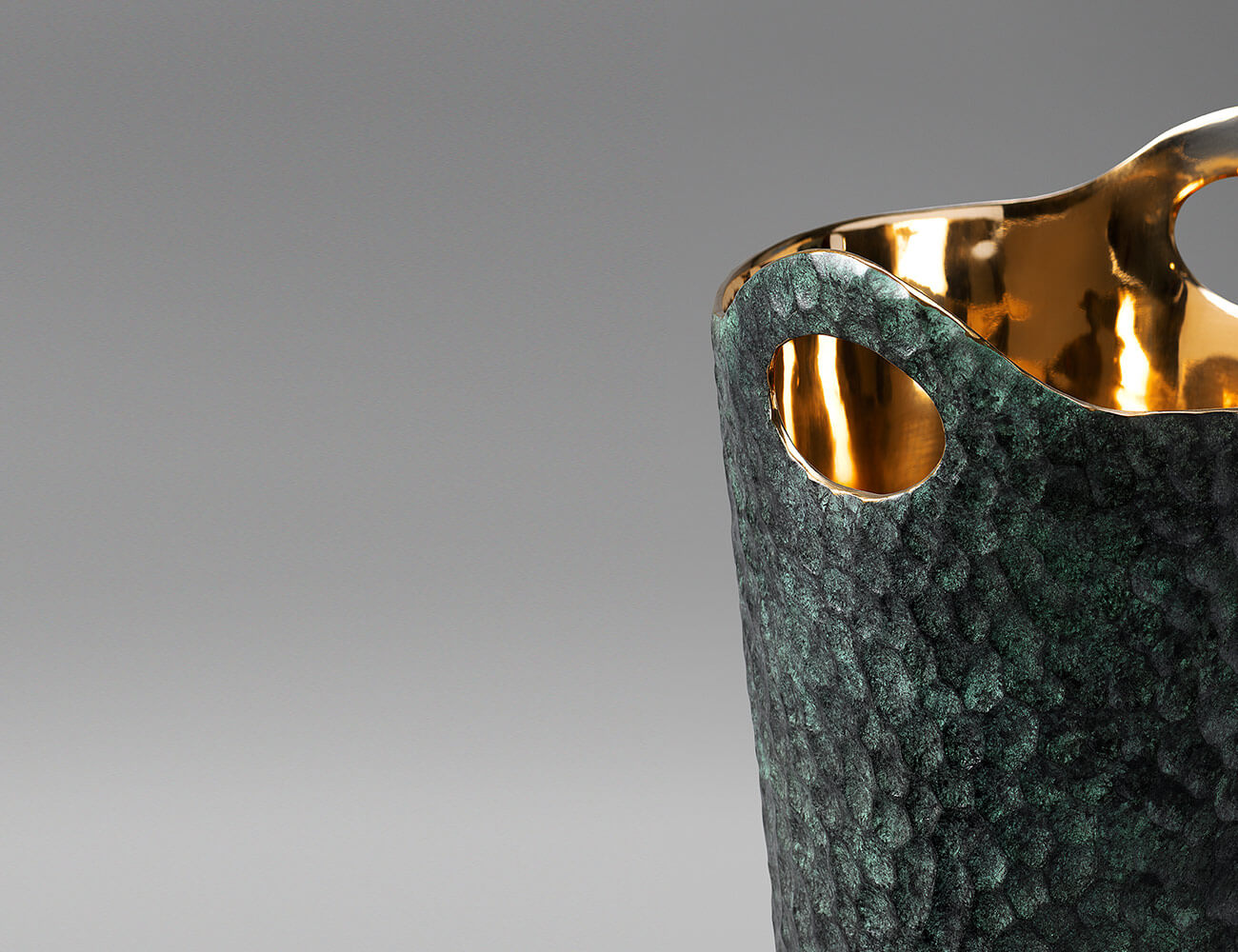 Cast Bronze Ice Bucket Eaglador