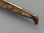 Bronze Handled Table Knife Set, 6 pieces