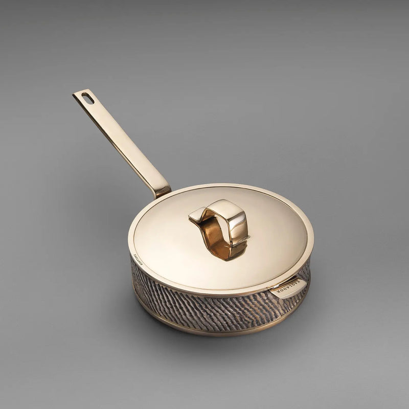 Kansa Bronze Ayurvedic Sauté Pan Naturally Non-Stick & Uncoated EAGLADOR