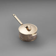 Kansa Bronze Ayurvedic Saucepan Naturally Non-Stick & Uncoated EAGLADOR