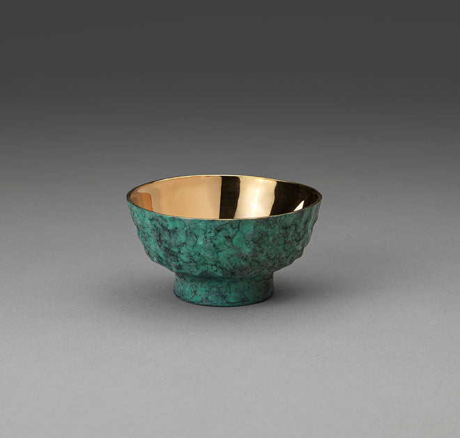 Eaglador bronze nut bowl polished interior