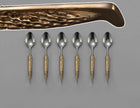 Bronze Teaspoon Set, 6 pieces | Eaglador