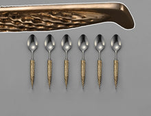 Bronze Teaspoon Set, 6 pieces | Eaglador
