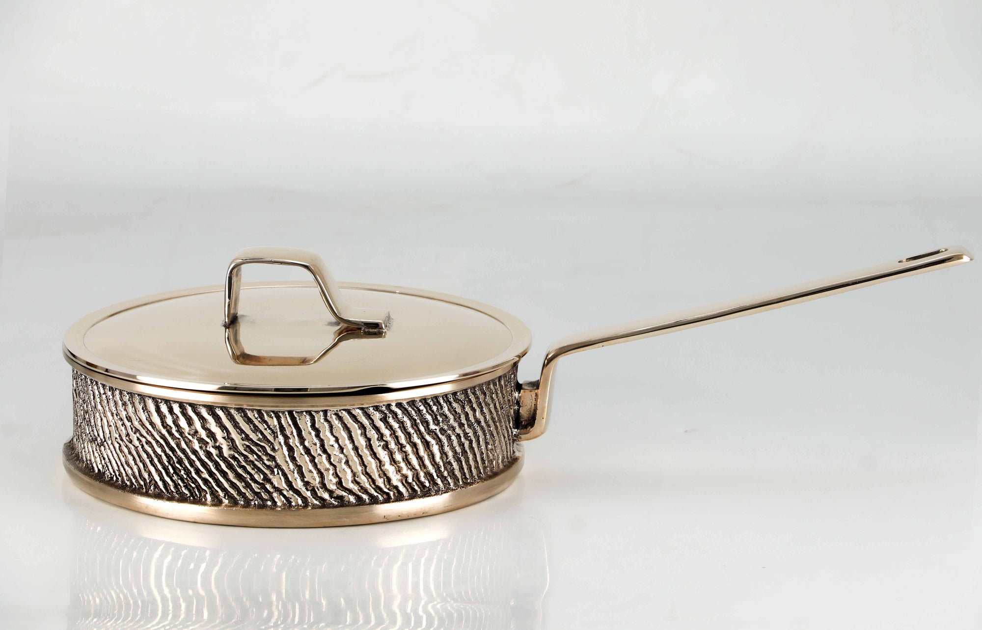 Kansa Bronze Ayurvedic Sauté Pan | Saltatrix by EAGLADOR