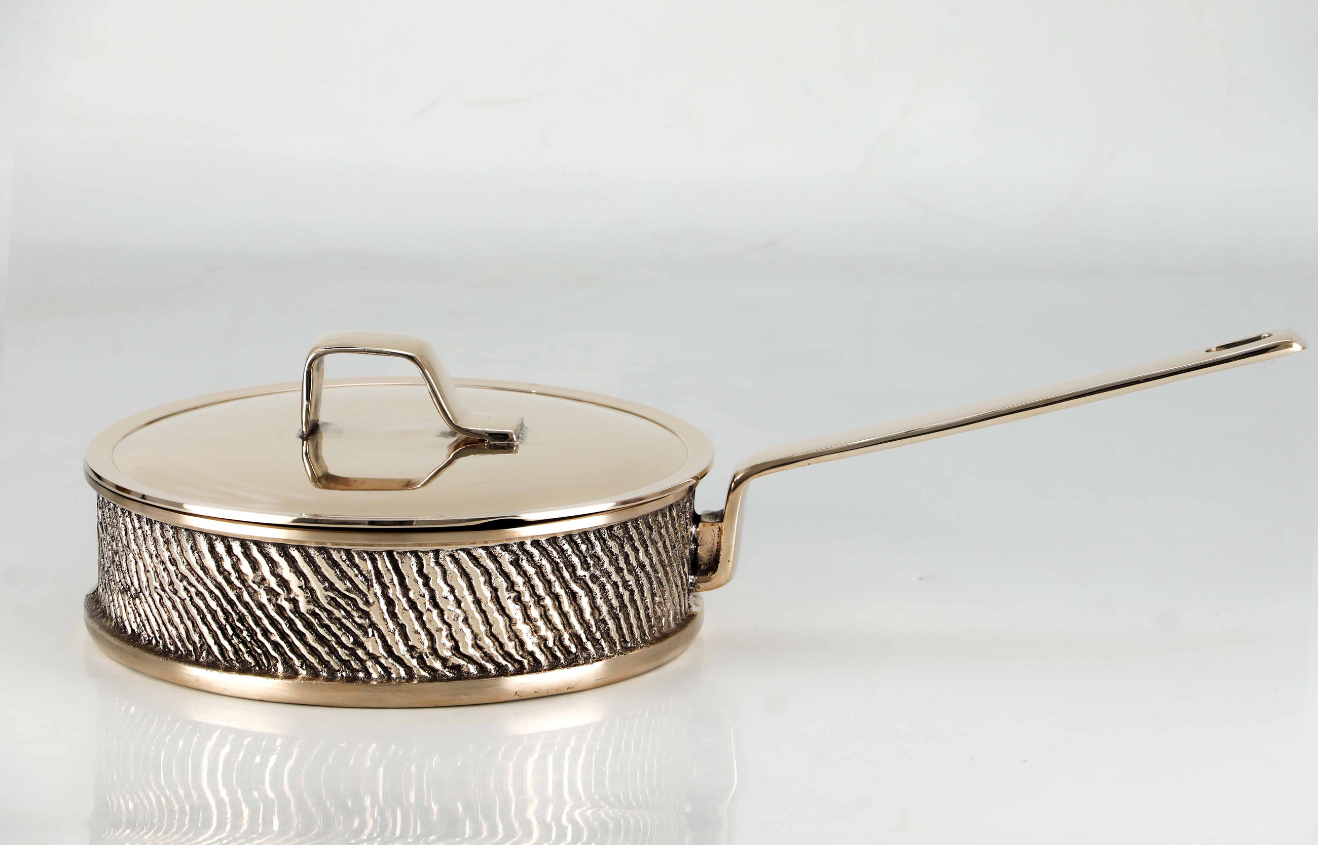 Kansa Bronze Ayurvedic Sauté Pan | Saltatrix by EAGLADOR