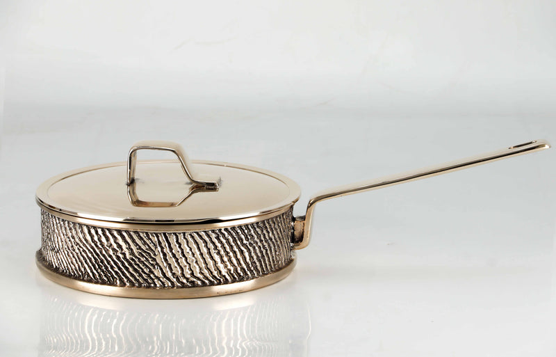 Kansa Bronze Ayurvedic Sauté Pan | Saltatrix by EAGLADOR
