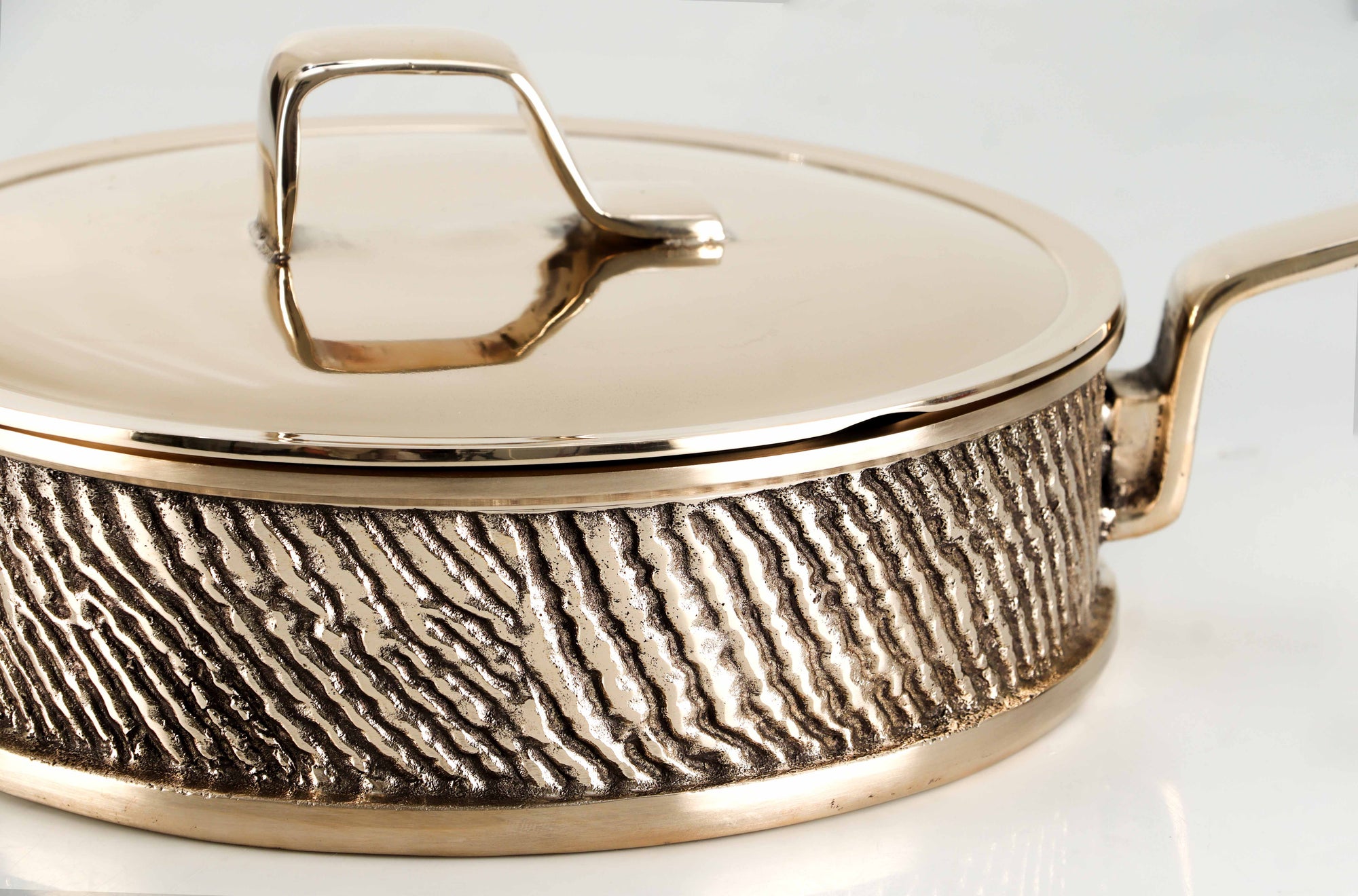 Kansa Bronze Ayurvedic Sauté Pan | Saltatrix by EAGLADOR