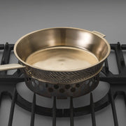 Heavy Gauge Kansa Bronze Frying Pan | Handcrafted Luxury Cookware