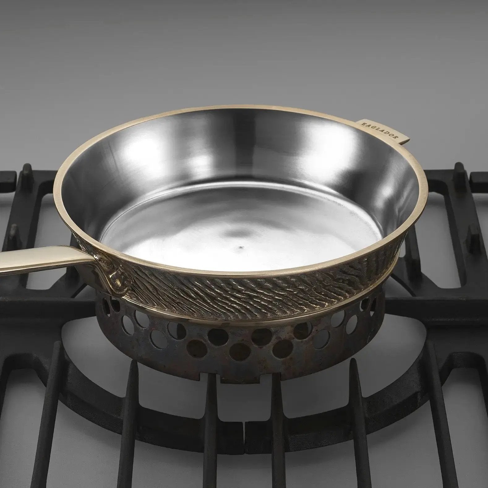 Bronze 3 Piece Cooking Set (Copper-Tin Alloy)| Handcrafted Kansa Luxury Cookware