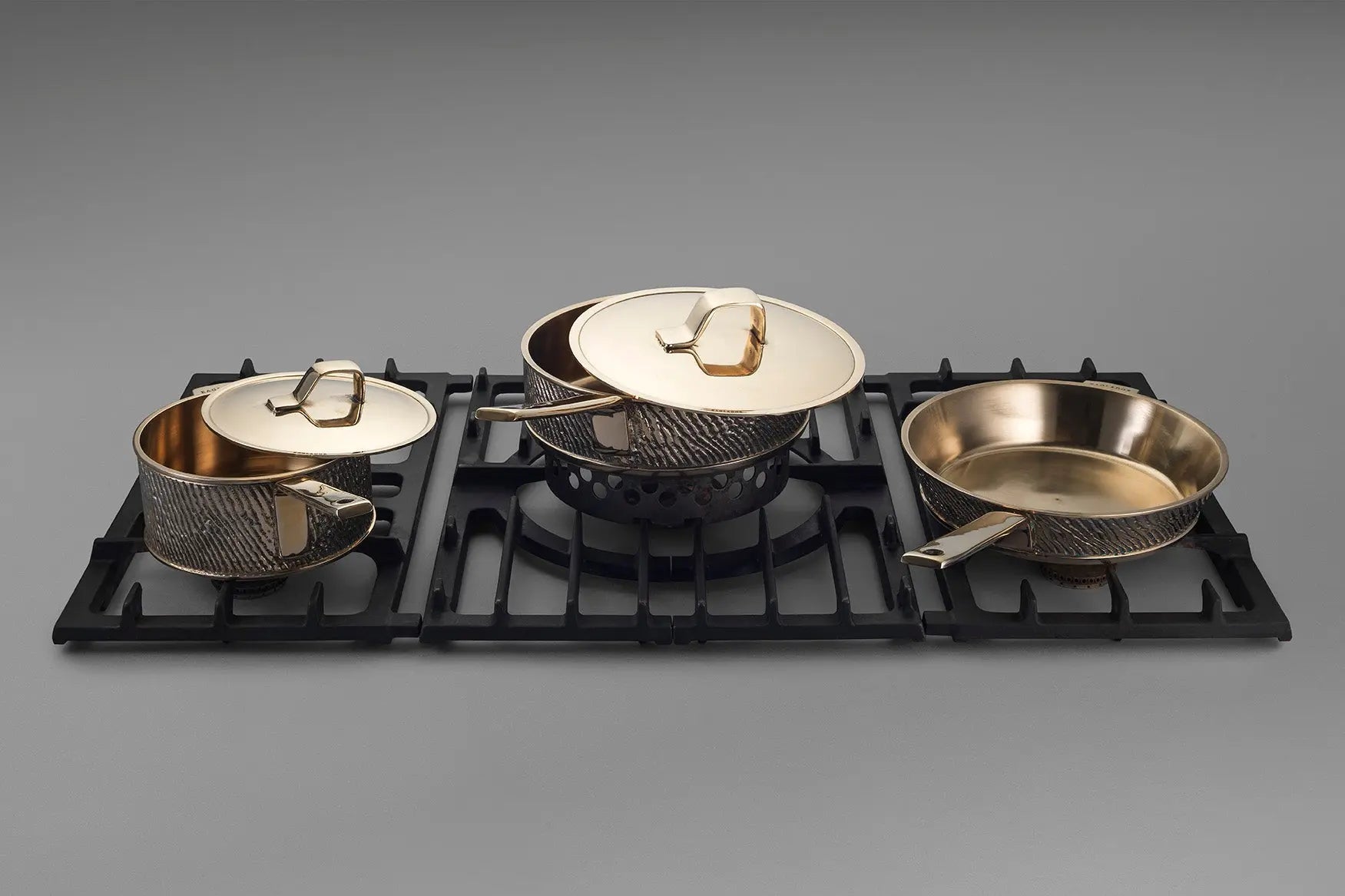 Kansa Bronze Ayurvedic 3 piece Cookware Set