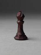 Multifaceted chess set in bronze - bishop