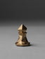 Multifaceted chess set in bronze - pawn