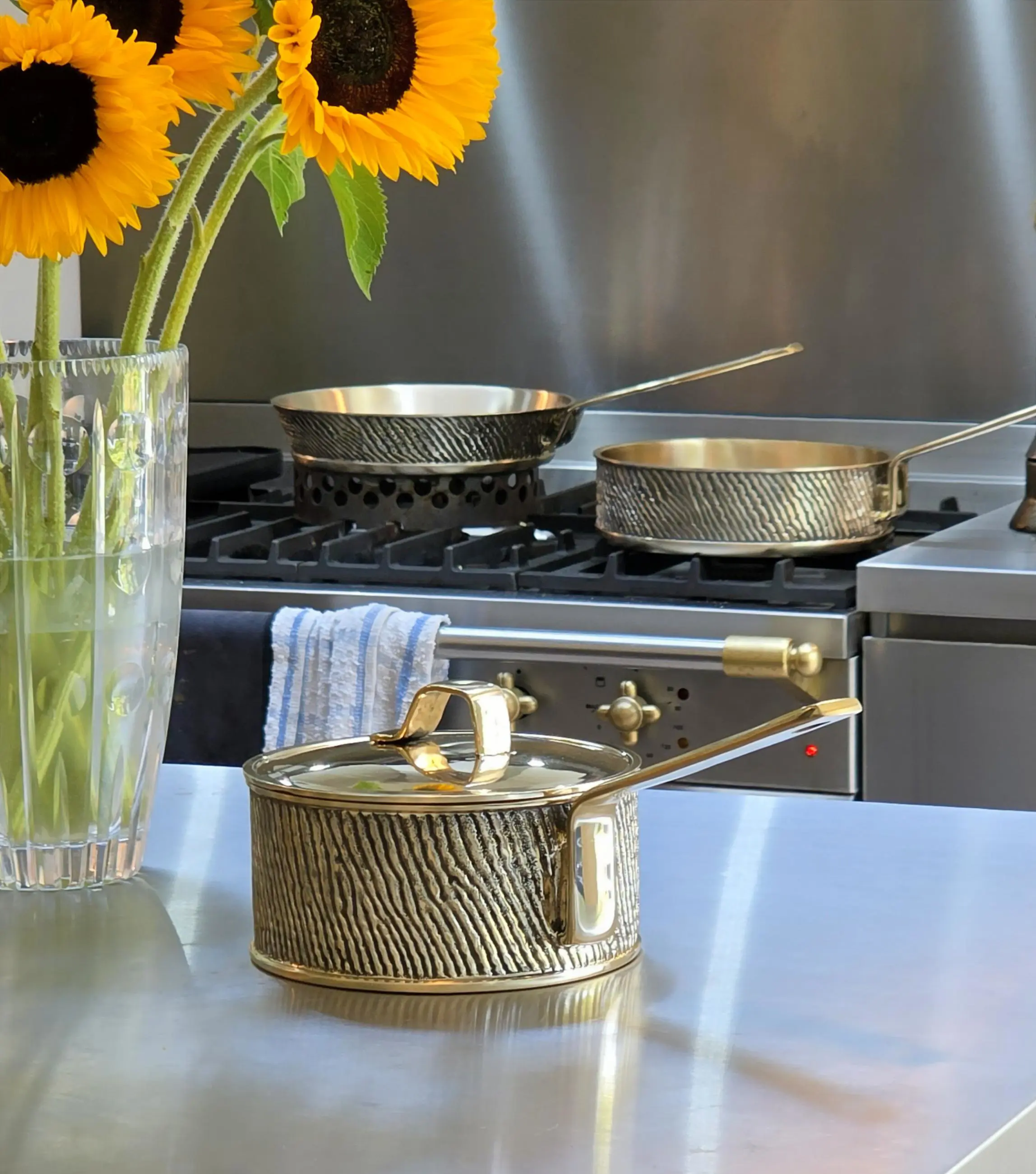 Bronze Saucepan (Copper-Tin Alloy) | Handcrafted Kansa Luxury Cookware Eaglador