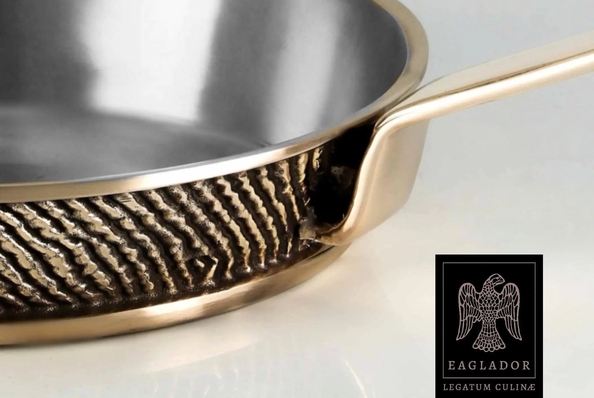 Bronze Frying Pan (Copper-Tin Alloy)| Handcrafted Kansa Luxury Cookware