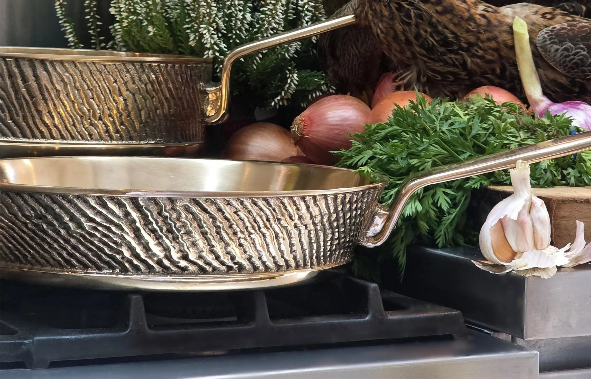 Eaglador Uncoated Kansa Bronze Frying Pan – Igneus | PFAS-Free