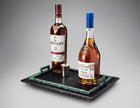 Shagreen Tray with Cast Bronze Frame