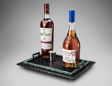 Shagreen Tray with Cast Bronze Frame