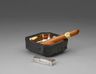 Cast Bronze Hexagonal Ashtray