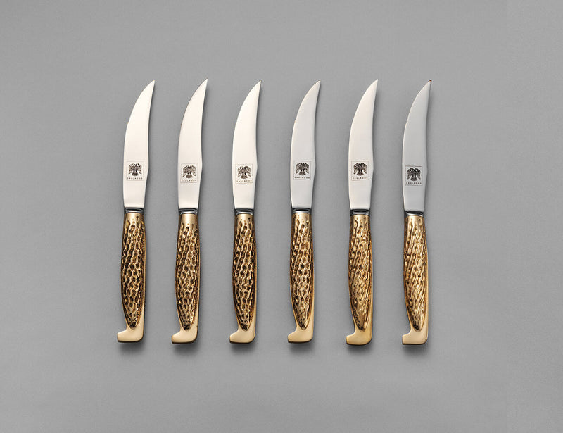 Bronze Steak Knife Set, 6 pieces | Eaglador