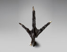 Wild Turkey Claw Bronze Sculpture