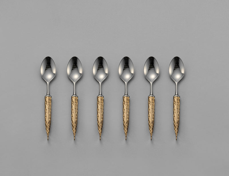 Bronze Teaspoon Set, 6 pieces | Eaglador