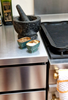 Handmade Bronze Salt and Pepper Bowl | Eaglador