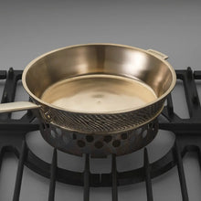Luxury PFAS-free uncoated Kansa bronze frying pan – heavy gauge heirloom cookware